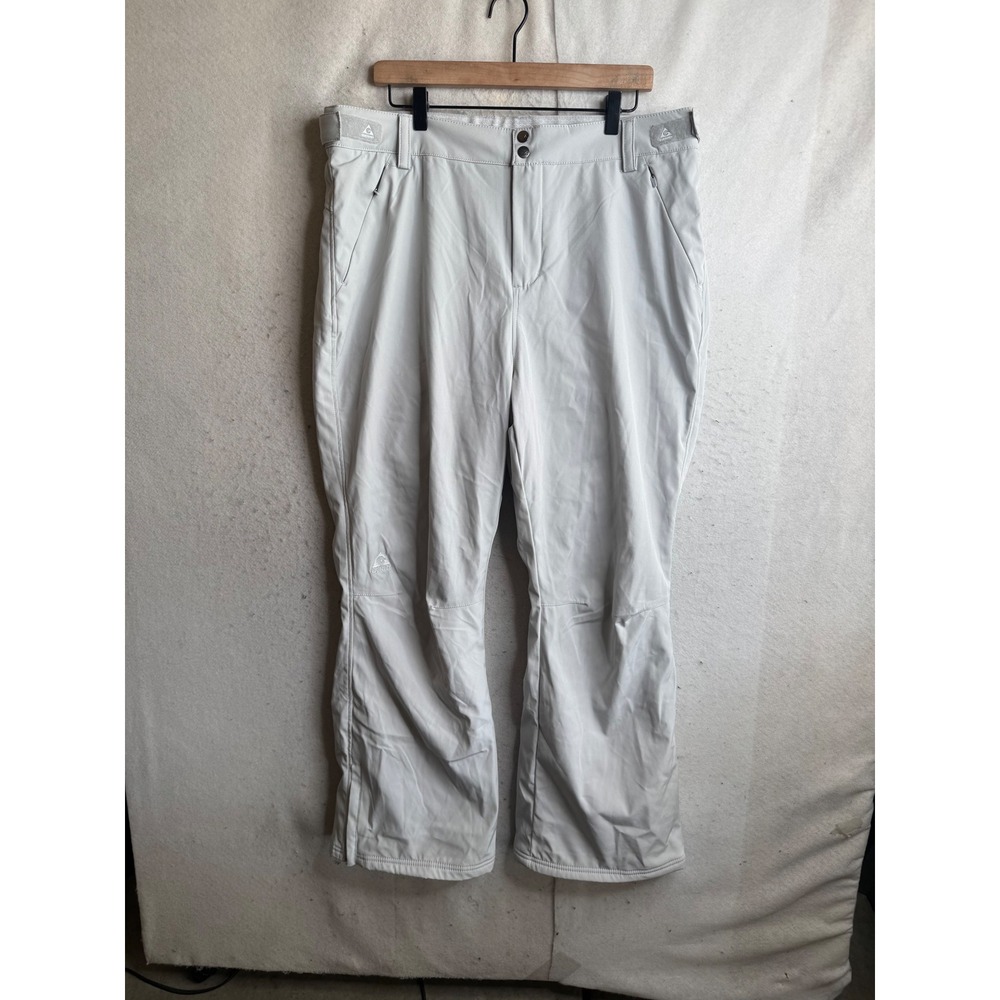 Gerry Men XL Light Gray Fleece Lined Snow Pants Ski Winter Outdoor 1612192